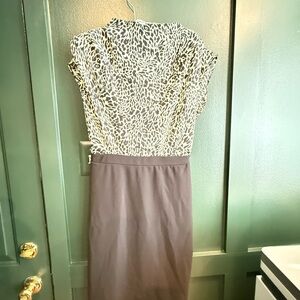 Express Black and White Pencil dress